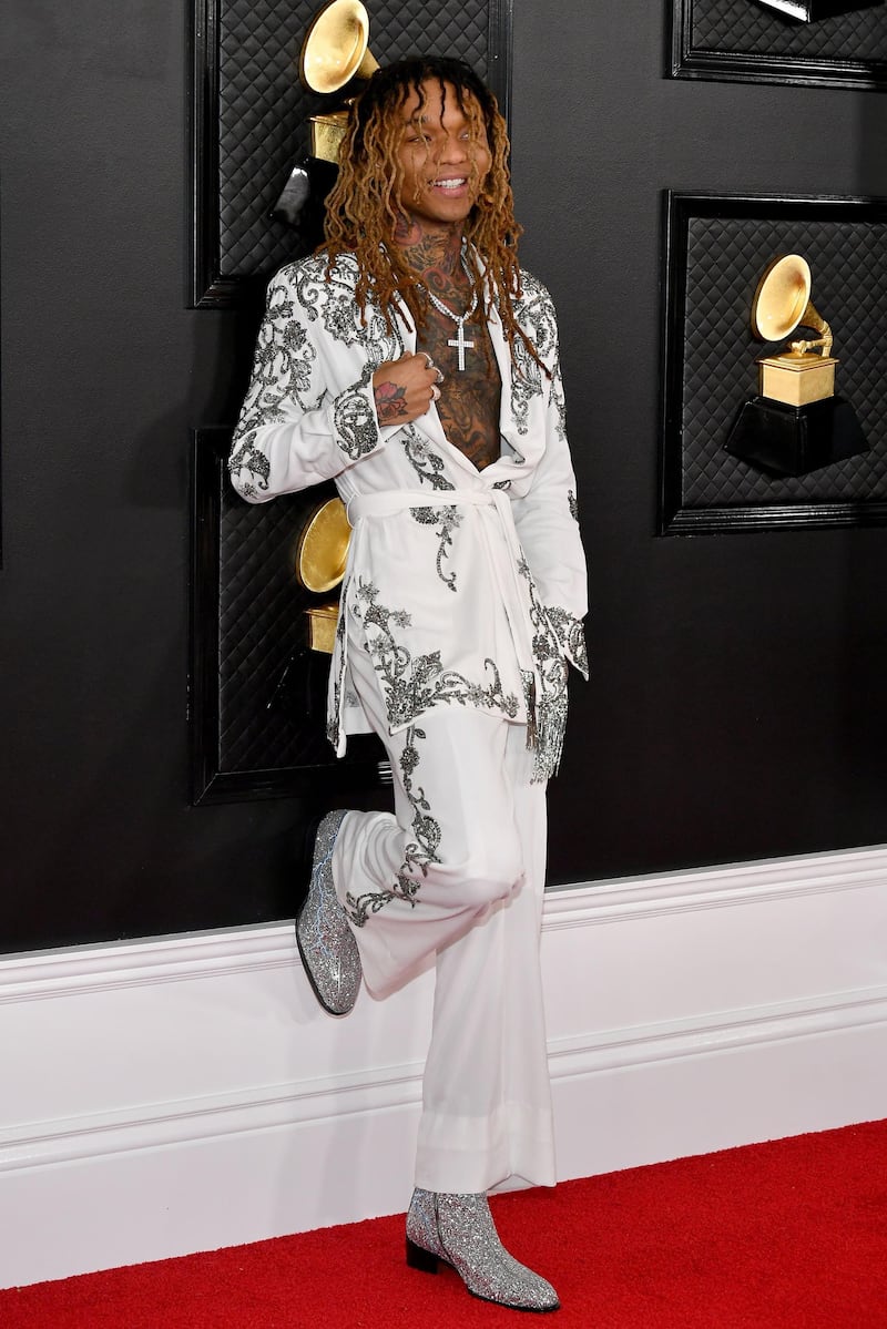 Swae Lee attends the 62nd Annual Grammy Awards at Staples Center on January 26, 2020 in Los Angeles, California.  AFP