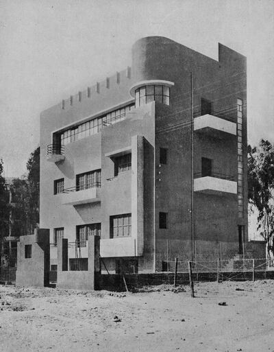 A demolished villa designed by architect Charles Ayrout, pictured in 1933. Photo Al Emara