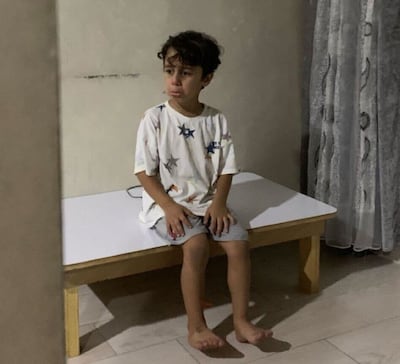 Sulaiman, who is aged six and still in Gaza. He is autistic and his UK-based aunt Narmin is raising funds to evacuate him. Photo: Narmin El Gabbour