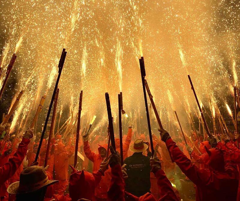 Fernando Merlo captured the fire festival in Spain. The image earned him first place in the news and events category. Fernando Merlo