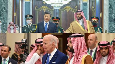 Xi Jinping and Joe Biden's visits to Saudi Arabia compared