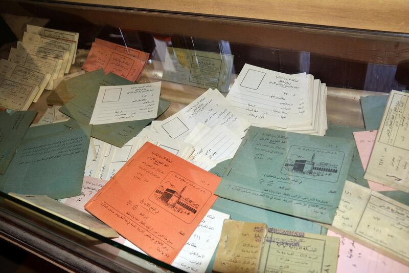 Old train tickets on display in Jordan's Hejaz Railway Museum in Amman. Photo by Marta Vidal