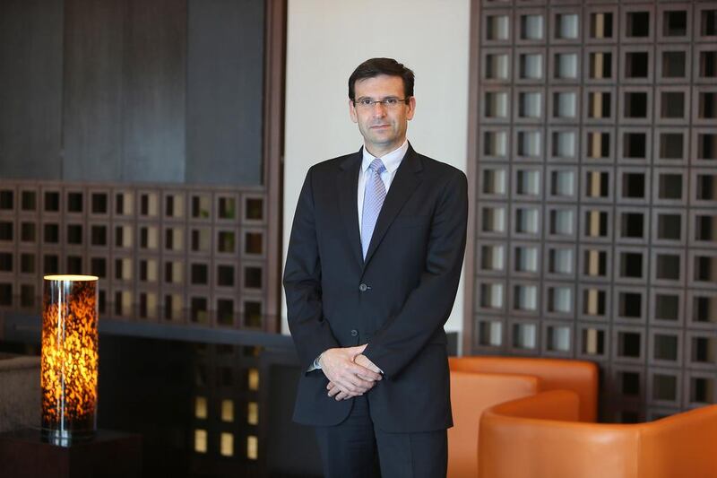 Pierre Delfau, the general manager at the Southern Sun hotel in Abu Dhabi. Pawan Singh / The National