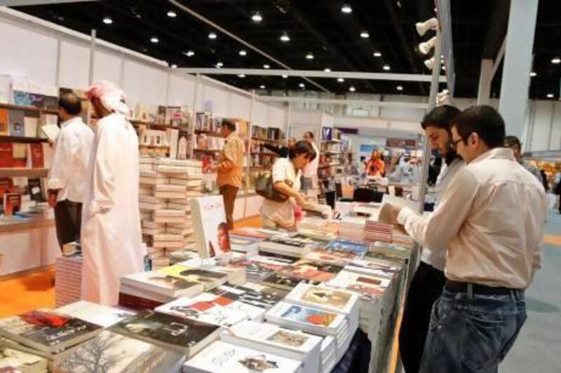 This year’s Abu Dhabi International Book Fair will have more than 1,000 exhibitors. Micaela Colace / The National