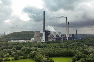 Chimneys at the Scholven coal-fired power plant in Gelsenkirchen, Germany, in May last year. Bloomberg