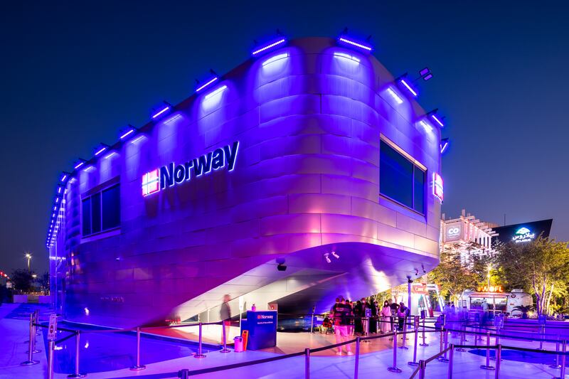 Norway's pavilion. Photo: Suneesh Sudhakaran / Expo 2020 Dubai