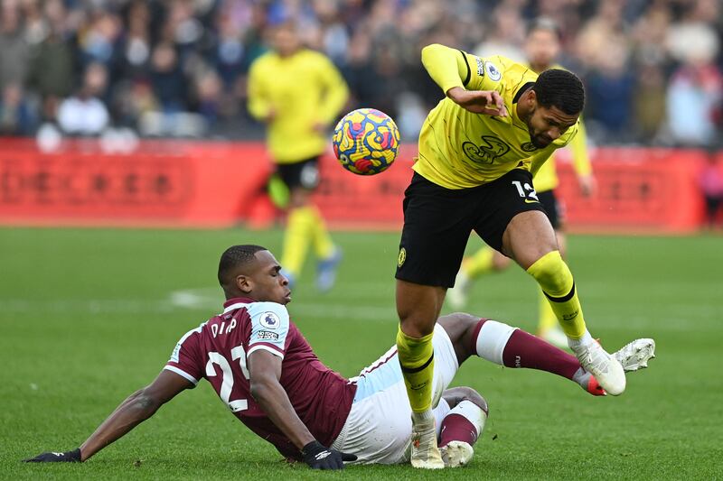 Issa Diop – 7. Helped West Ham keep their defensive shape as Chelsea dominated possession and tried to work openings. AFP