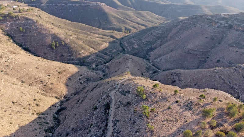 The park is in Libya's Nafusa mountain range and includes dry woodland, grassland and desert areas on the edge of the Sahara.