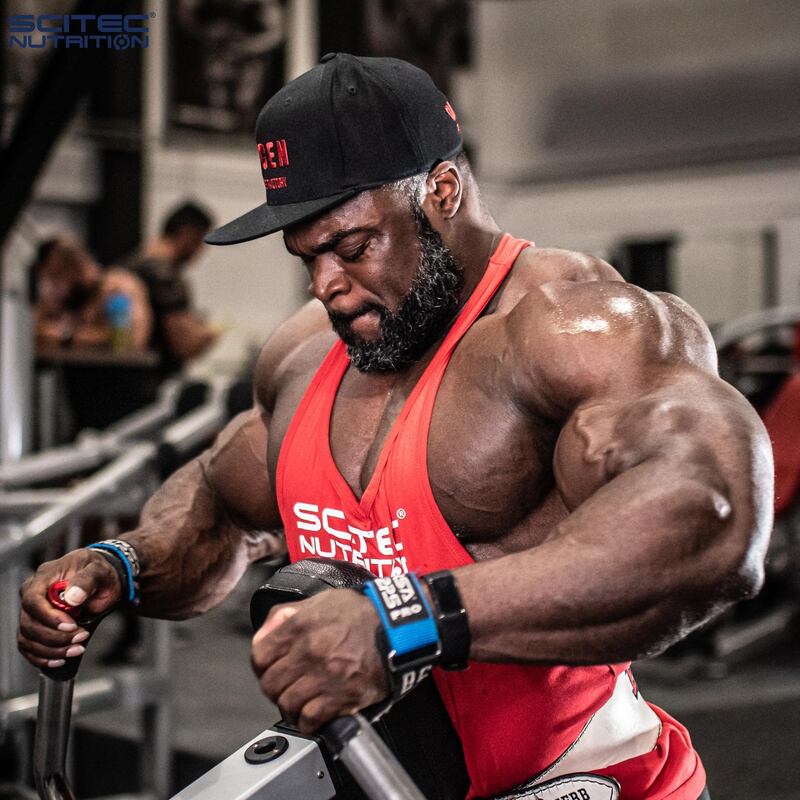 The current Mr Olympia, Brandon Curry, will make his debut at this year's Dubai Muscle Show. Courtesy Dubai Muscle Show