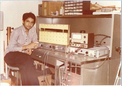Mir Imran in his earlier years. Photo Courtesy: Mir Imran