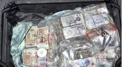 The stash of cash was the largest seizure at the UK border this year. Border Force