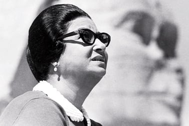 Umm Kulthum, Egyptian singer and performer, is one of several Arab female icons to be celebrated in a new exhibition in Paris by Institut du Monde Arabe. Courtesy of Al Ittihad