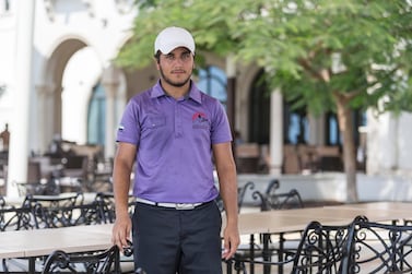 ABU DHABI, UNITED ARAB EMIRATES, 21 OCTOBER 2015. Emirati Golfer Ahmad Skaik at the Yas Links Golf Club. (Photo: Antonie Robertson/The National) Journalist: Omar Al Raisi. Section: National. *** Local Caption ***  AR_2110_Emirati_Golfer_Ahmad_Skaik-07.JPG