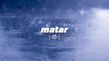 The Arabic word for rain, matar, has many variations that are connected. The National