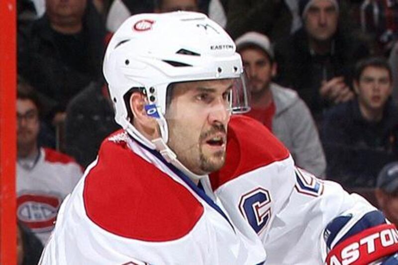Montreal Canadiens' Brian Gionta.