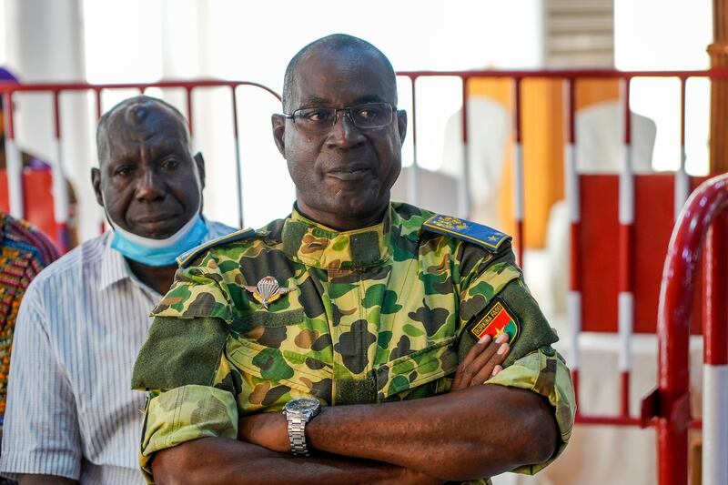 Gen Gilbert Diendere is among those charged with Sankara's murder. AP