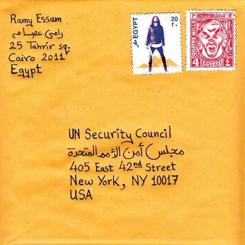 Letter to the UN Security Council by Ramy Essam