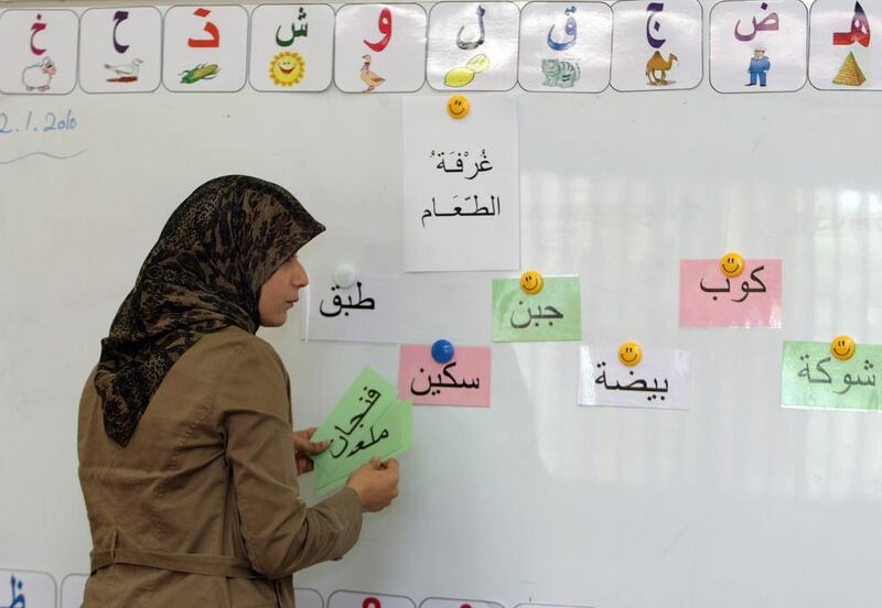Arabic lessons in school have been disregarded for too long, and that should change. (Jaime Puebla / The National)