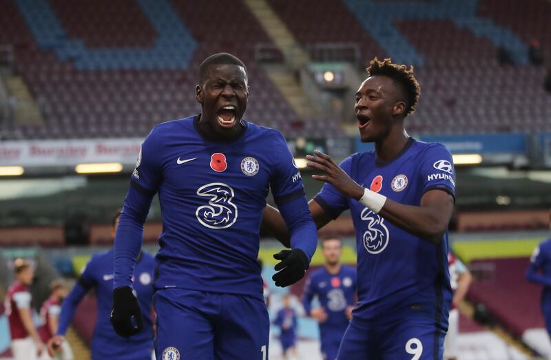 Kurt Zouma - 8: Had a few lapses in concentration but more than made up for it with a powerful header to score Chelsea's second. EPA