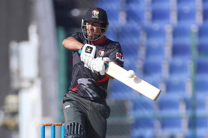 Rohan Mustafa 77 v Afghanistan, 2016, Asia Cup Qualifier - UAE cricket was listing badly after 15 months of abysmal results since the start of the Cricket World Cup. Mustafa’s career, too, had stalled. He asked to be promoted to the top of the order for the first time in the Asia Cup qualifier in Fatullah. He proceeded to raze an Afghanistan attack that included Rashid Khan. He and the UAE team were suddenly reborn. Ravindranath K / The National