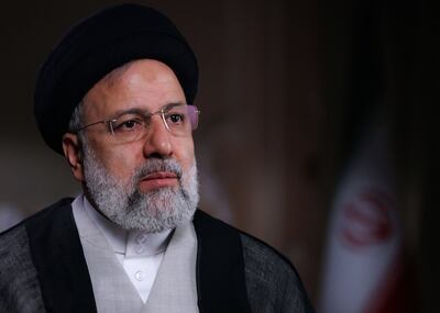 Iran's President Ebrahim Raisi in the capital Tehran on September 19. The majority of Britons fear his regime is building a nuclear bomb, a poll has found. AFP