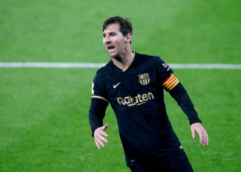 Barcelona’s Lionel Messi. Reuters