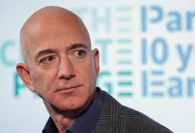 Amazon founder Jeff Bezos launched Blue Origin in 2000. AP