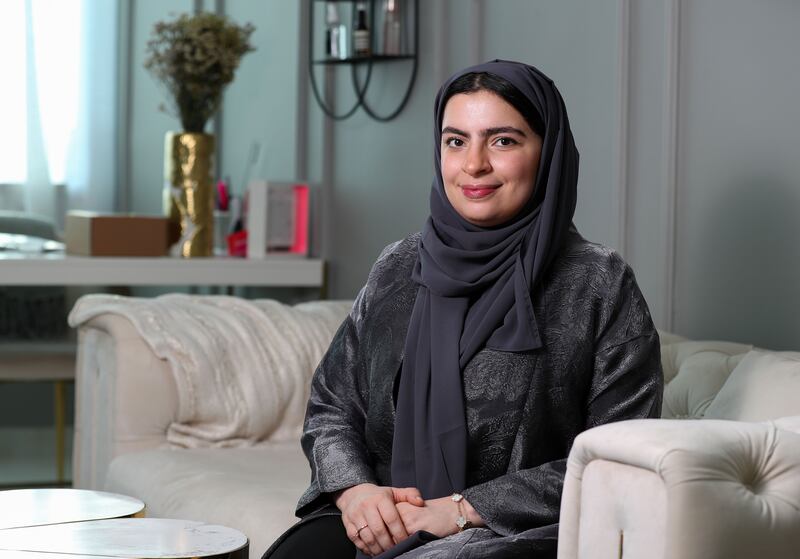 Qadreya Al Awadhi, founder of Bumblebee, remembers saving money as a child to buy her first PlayStation. Chris Whiteoak / The National