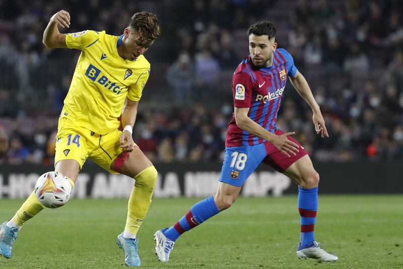 Jordi Alba 7. More defensive when Torres is ahead of him. Gave the ball away in the lead up to Cadiz’s goal. Booked in frustration at the end as Barcelona’s seven-game winning run in the league came to an end. EPA