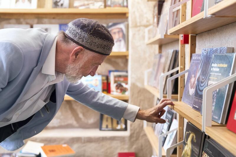 DUBAI, UNITED ARAB EMIRATES - May 6 2019.

Idris Mears, Project Leader at Alserkal Cultural Foundation, at Book Quarter.

(Photo by Reem Mohammed/The National)

Reporter: Rupert
Section: NA