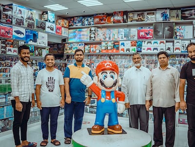 The shop is known for its super offerings and gaming paraphernalia. Photo: Abu Dhabi Culture