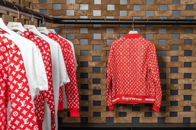 Clothing by Supreme in the Presentby London store. Courtesy Presentedby 