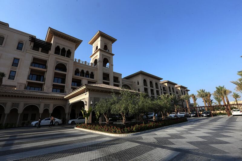 Dubai, United Arab Emirates- November, 24, 2014: Exterior  View of the Four Seasons Resort Dubai at Jumeirah Beach road in Dubai . ( Satish Kumar / The National )  For Business