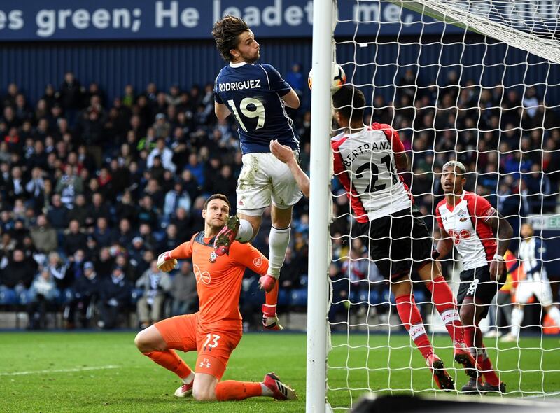 Left-back: Ryan Bertrand (Southampton) – His late goal-line clearance ensured Southampton held off a West Brom fightback to beat Albion for the third time this season. Michael Regan / Getty Images