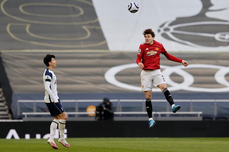 Victor Lindelof 7. Cleared an early Aurier cross before it reached Kane but couldn’t deal with Kane’s ball to Son for Spurs’ opener. Improved, like his team, after the break. It has been a good week for the Swede. AFP