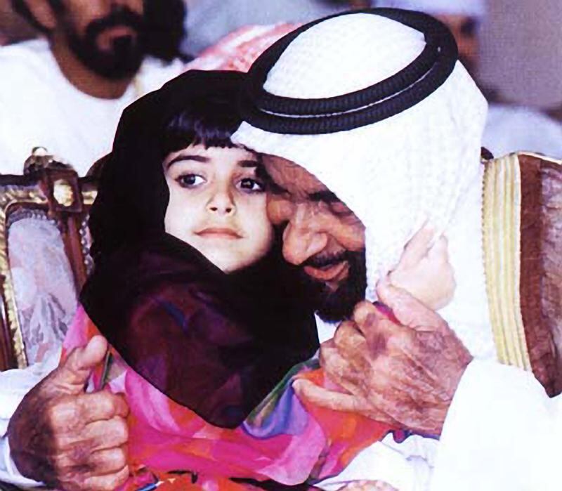 Sheikha Latifa bint Hamdan bin Zayed Al Nahyan said: "No words can express how lucky I feel to have known him."  Courtesy Latifa bint Hamdan bin Zayed Al Nahyan