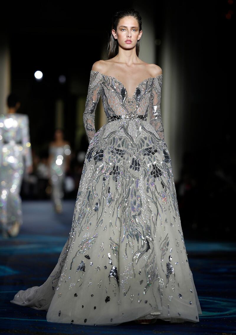 Zuhair Murad’s spring/summer 2019 couture collection. EPA