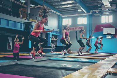 Bounce Al Ain has an all-ladies evening on Wednesdays. Photo: Bounce