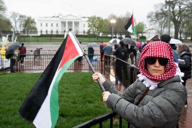 The humanitarian crisis in Gaza has inflamed anger among Palestinian and Arab Americans. AFP
