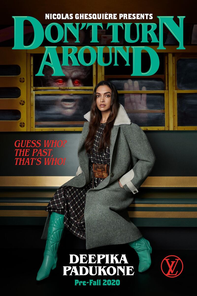 Deepika Padukone in the new pre-fall 2020 campaign from Louis Vuitton. Courtesy Louis Vuitton