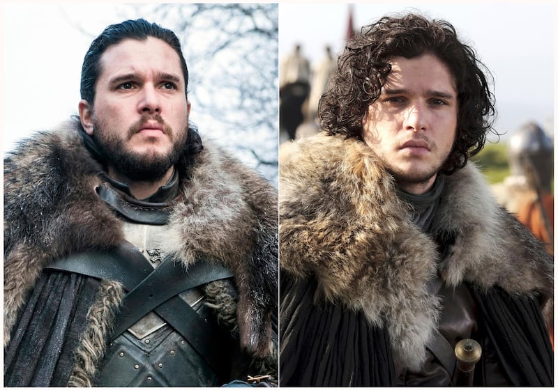 Kit Harington portraying Jon Snow in 'Game of Thrones'. HBO via AP