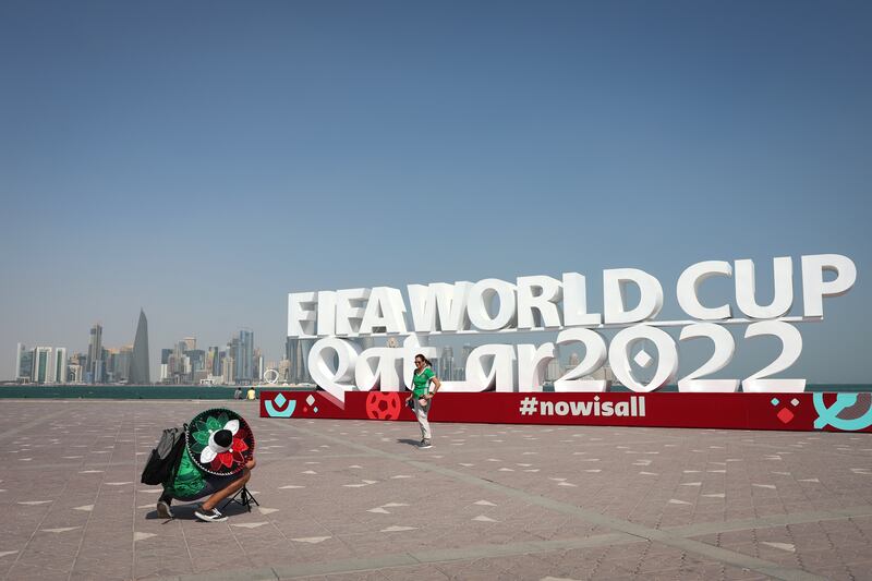 Fans from around the world have descended on Doha for the Fifa World Cup Qatar 2022. Getty Images