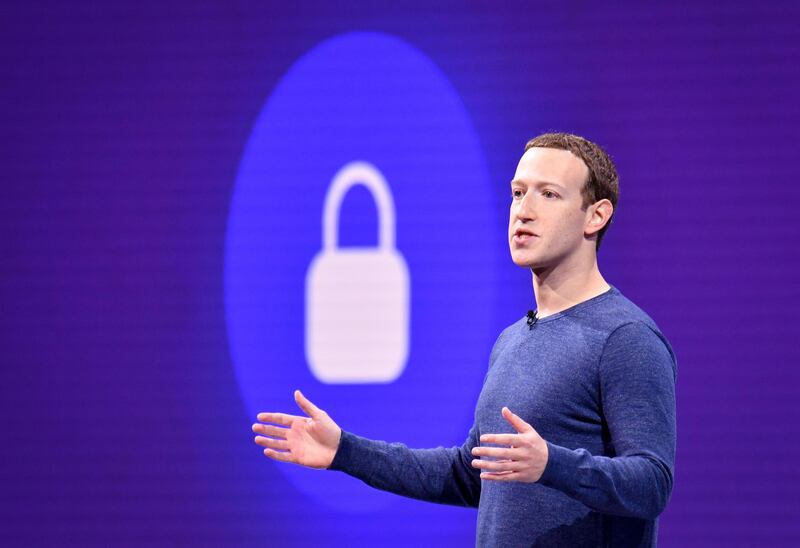 (FILES) In this file photo taken on May 1, 2018 Facebook CEO Mark Zuckerberg speaks during the annual F8 summit at the San Jose McEnery Convention Center in San Jose, California. Facebook is leaping into the world of cryptocurrency with its own digital money, designed to let people save, send or spend money as easily as firing off text messages."Libra" -- described as "a new global currency" -- was unveiled June 18, 2019 in a new initiative in payments for the world's biggest social network with the potential to bring crypto-money out of the shadows and into the mainstream. Facebook and an array of partners released a prototype of Libra as an open source code to be used by developers interested in weaving it into apps, services or businesses ahead of a rollout as global digital money next year. / AFP / JOSH EDELSON / TO GO WITH AFP STORY by Glenn CHAPMAN - "With 'Libra,' Facebook takes on the world of cryptocurrency"
