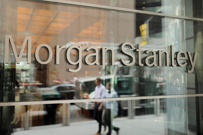 The Morgan Stanley building in New York. It was first major US-headquartered bank to commit to net-zero financed emissions by 2050. Reuters