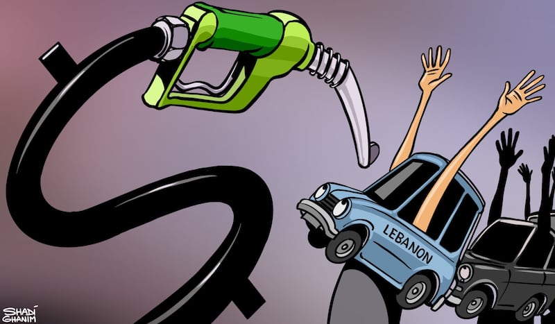 Our cartoonist's take on Lebanon's fuel crisis