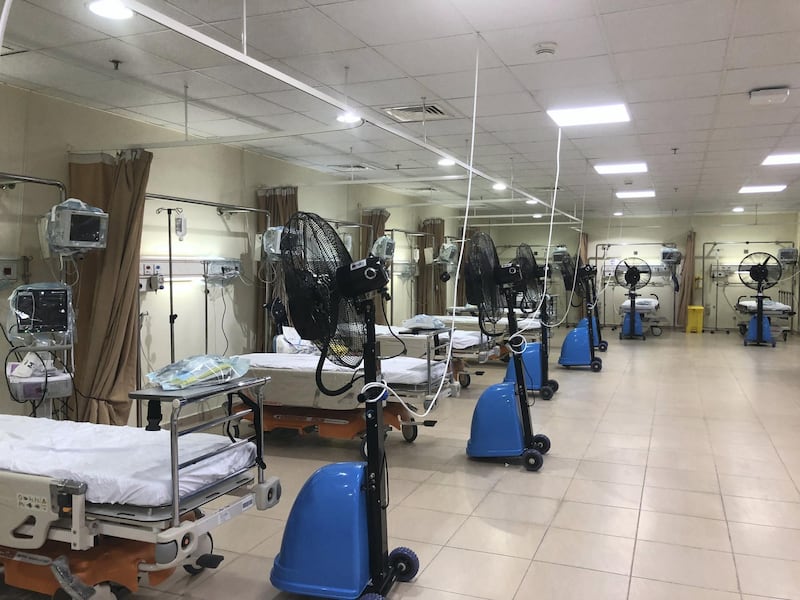 Mina Emergency Hospital is one of the largest hospitals of the holy sites to receive pilgrims. Balquees Basalom / The National