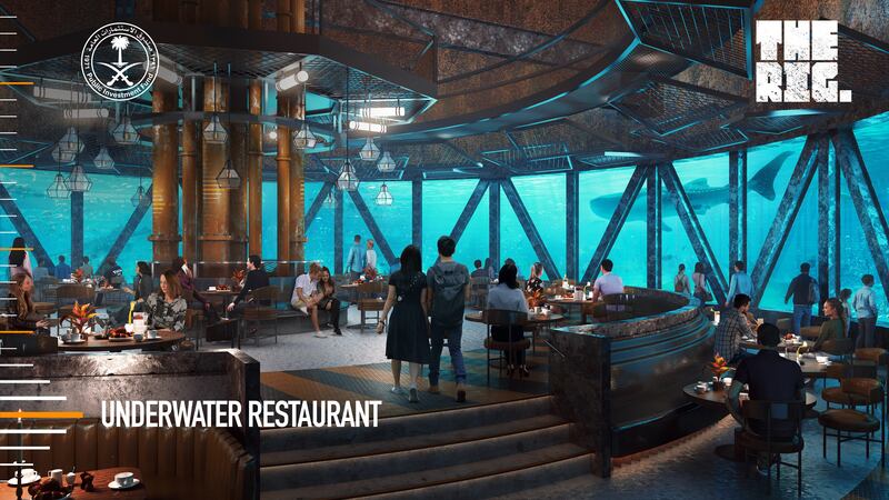 An underwater restaurant forms part of the plans
