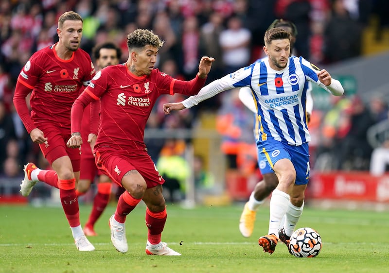Adam Lallana - 7: The former Liverpool winger missed a golden opportunity to level the scores in the second half. He made up for it by playing in Trossard for the equaliser. He was replaced by Gross with 14 minutes left. Getty