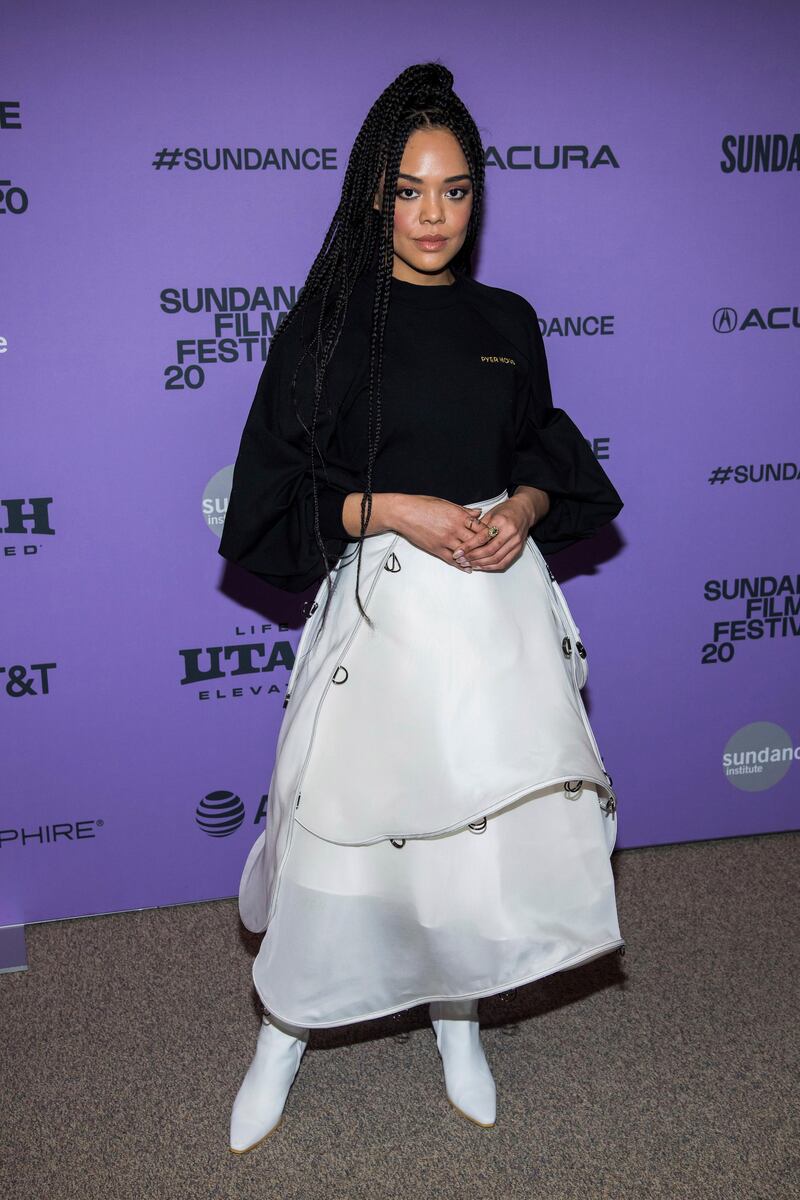 Tessa Thompson attends the premiere of 'Sylvie's Love' at the Eccles Theatre during the 2020 Sundance Film Festival. AP