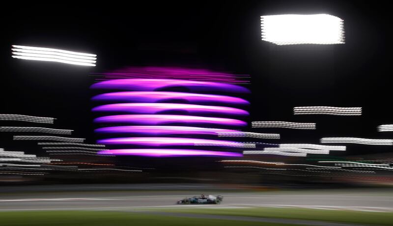 Lewis Hamilton during the Bahrain Grand Prix in Sakhir on Sunday, March 28. Reuters